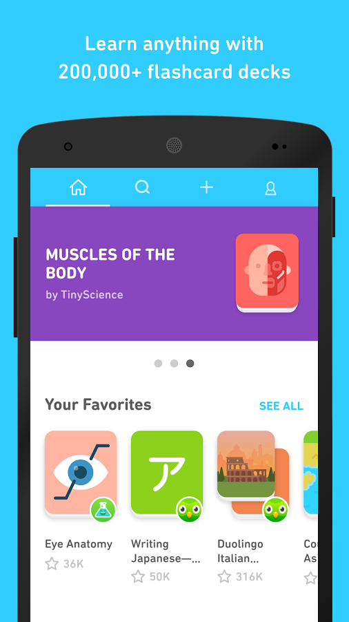 Скриншот Tinycards by Duolingo Скриншот Tinycards by Duolingo